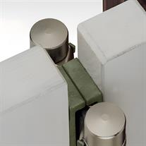 Aldeghı Çarpma Kapı Menteşesi ART.101B Serisi Nikel 125 mm