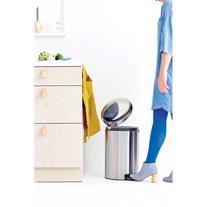 BRABANTİA Çöp Kutusu 20 litre Newicon Pedallı Mat Steel 