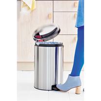 BRABANTİA Çöp Kutusu 20 litre Newicon Pedallı Mat Steel 