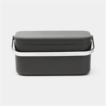 BRABANTİA Dark Grey Tezgah Üstü Atık Kutusu 