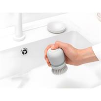 BRABANTİA Light Grey Sabun Hazneli Bulaşık Fırçası
