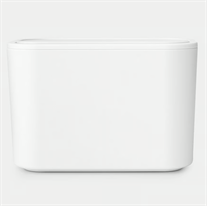 BRABANTİA Mindset Fresh White Plastik Küçük Çöp Kutusu 15 x 8.6 x 9.9cm