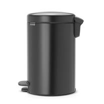 Brabantia Newicon Matt Black Pedallı Çöp Kovası 12 Lt