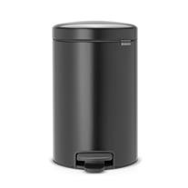 Brabantia Newicon Matt Black Pedallı Çöp Kovası 12 Lt