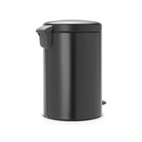 Brabantia Newicon Matt Black Pedallı Mutfak Çöp Kovası 20 Lt