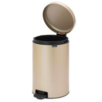 Brabantia Newicon Şampanya Rengi Metal Pedallı Çöp Kovası 20 Lt