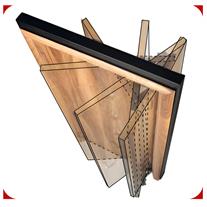 Celegon Ergon Living Katlanabilir Kapı Mekanizması Kapı Geçiş Ölçüsü (LP) 640 mm Siyah Boyalı