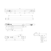 Dorex Gizli Kapı Kapatıcı 60 kg