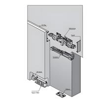 Sisco 1150 mm Hayalet Sürme Kapı Sistemi 80 Kg - 1800-1150