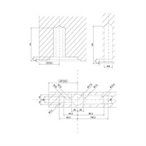 HERCULES Pivot Kapı Menteşe Seti 300 kg B Serie, Yavaşlatıcılı