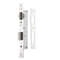 Kale 155 U Serisi Dar Tip Makaralı Silindirli Barelsiz Kilit Köşeli Nikel 20 mm 