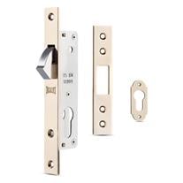 Kale 201 Serisi Standart Silindirli Sürme Kapı Kilidi Köşeli Nikel 20 mm