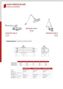 KALE Dirsek Kollu Kapı Hidroliği -4 Numara