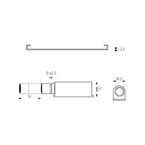 KANCA Basmalı Çıtçıt Kısa Mıknatıslı