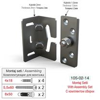 Mesan Dolap Askı Elemanı (Montaj Setli)