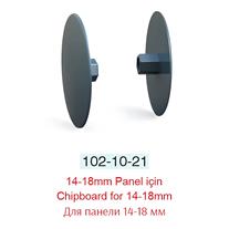 Mesan Fixa Ø25 Metal Tıpa Ø25 Nikel
