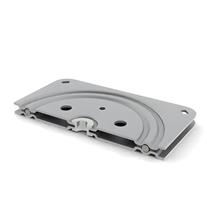 Mesan Kare Metal Tv Altı 150x150 mm Çinko Yüzey