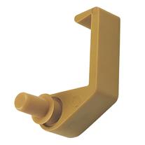 Mesan Kelepçeli Raf Pimi Ön Ø5mm  (Plastik Pimli - 18 mm Kalınlık İçin) Meşe