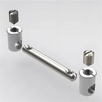Mesan Yatay Fix (zamak gövde + metal setskur)  Ø10mm