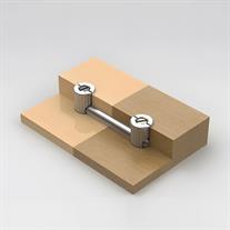 Mesan Yatay Fix (zamak gövde + metal setskur)  Ø10mm