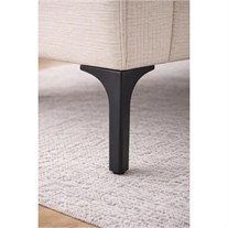 Meyan Metal Saç Ayak 100mm Mat Siyah