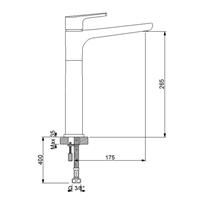 NEWARC 150001N NEWART CANAK TIP LAVABO BATARYASI