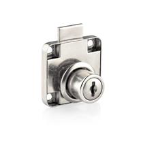 Canex Kare Taban Çekmece Kilidi Nikel 22 mm Kalınlık