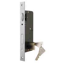 Özruh T11 Ekonomik Makaralı Kilit Serisi Paslanmaz Çelik Renk Kare 55 mm Barel ve Rozet Hariç 