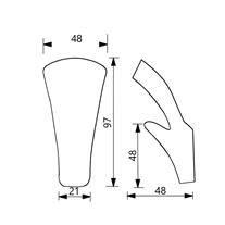 Premio Modern Vestiyer Askısı Krom 260 Serisi