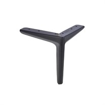 Rezene Metal Saç Ayak 150mm Mat Siyah