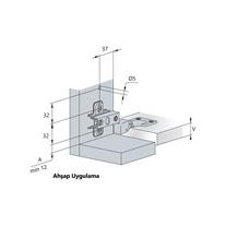 SH Düşer - Kalkar Kapak Menteşesi
