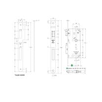 SOHO Art. 727 WC Metal Dilli Gömme Kilit 