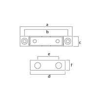 SOHO Bilyeli Çıtçıt 58 mm Krom