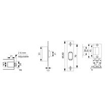 SOHO Çarpma Kapı Dili Saten