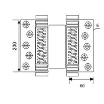SOHO ÇARPMA KAPI MENTESESİ 200MM