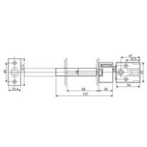 Soho DG - 0020B Serisi Kapı Güvenlik Zinciri Gizli Model 304 Paslanmaz Çelik
