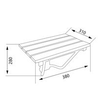 Soho Duşakabin Oturağı ( Destekli )