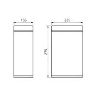 SOHO Kapaksız Çöp Kovası İnox  6 Litre 304 Kalite Paslanmaz Çelik