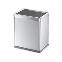 SOHO Kapaksız Çöp Kovası İnox  6 Litre 304 Kalite Paslanmaz Çelik