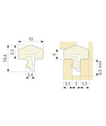 SOHO Kapı Fitili Polipropilen Kahve
