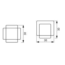 Soho Kapı Stoperi Kare Zemine Monte Vidalı