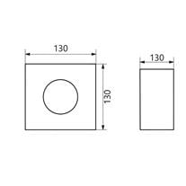 SOHO Kare Peçetelik EK62129C KROM