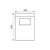 Soho Kolon Küllük Dış Mekan Sigaralık Ayaklı Kare Küllük 