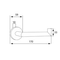 SOHO OSCAR Tuvalet Kağıtlık Açık Krom