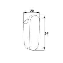 SOHO PRADO Bornozluk Tekli Krom