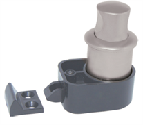 SOHO Push Buton Yuvarlak Kapak Kilidi Nikel 