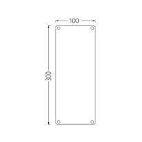 SOHO Push Yazılı 10x30 Saten Sabit