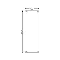 SOHO Push Yazısız 10x30 Saten Sabit