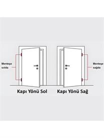 SOHO S.22 Gömme Kilit Saten Sağ Yön Yale 18/55