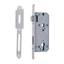 SOHO S.A72 Serisi Çarpma Kilit (Makaralı Kilit) 55/20 mm Paslanmaz Saten Barelli Tip